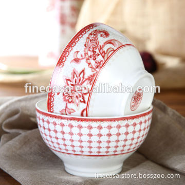 5.5 Inches Elegant Style New Bone China Japanese Soup Bowl of Oriental Manor